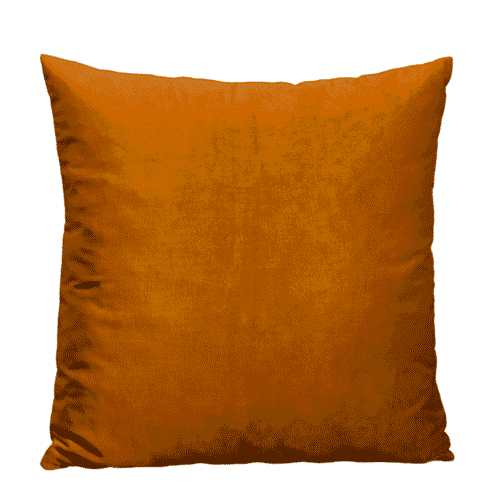Velours kussenhoes warm orange Kussenwereld