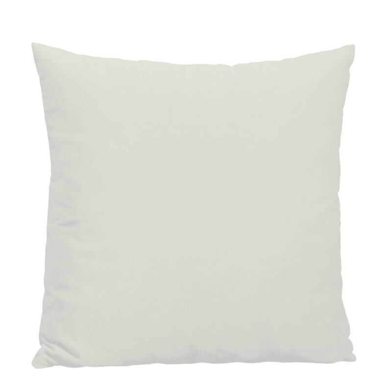 Velours sierkussen Ecru