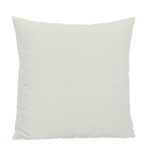Velours sierkussen Ecru