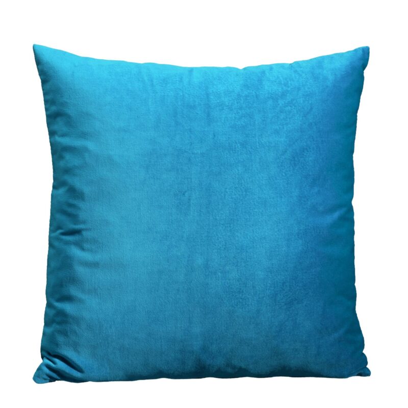 Velours sierkussen Sky Blue 50 x 50 cm Kussenwereld Velours sierkussen sky blue