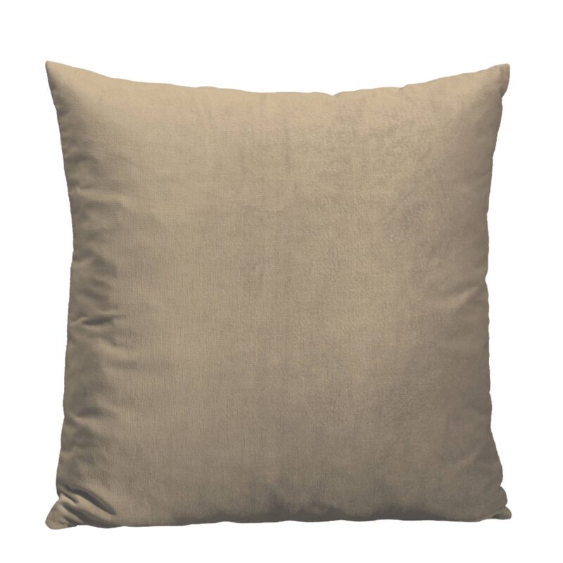 Velours sierkussen Zand