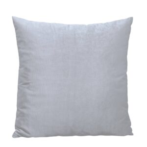 Velours sierkussen Zilver